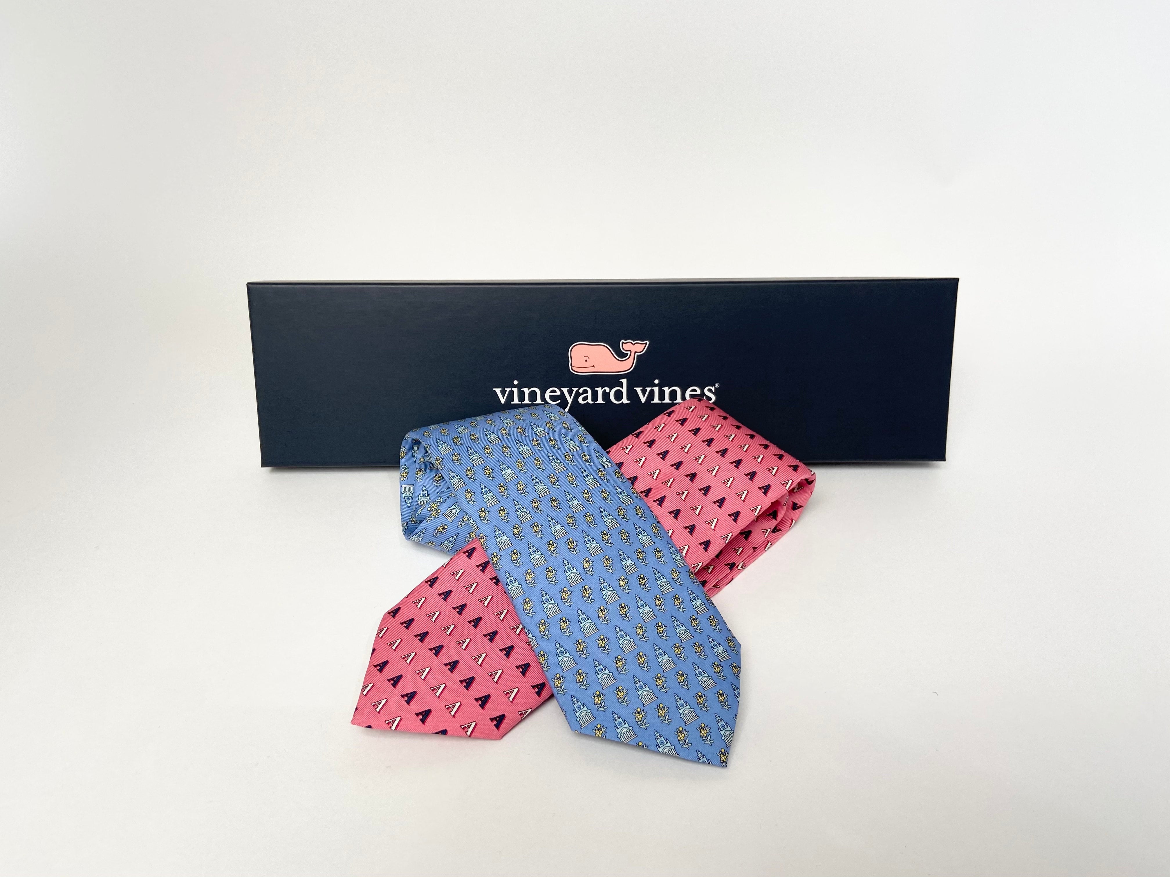 S4WYDMWVHVOC5UELBQVBWE3R.jpeg Lot Of 3 Vineyard Vines Shady Side Academy Pittsburgh Ties  Custom main image 0