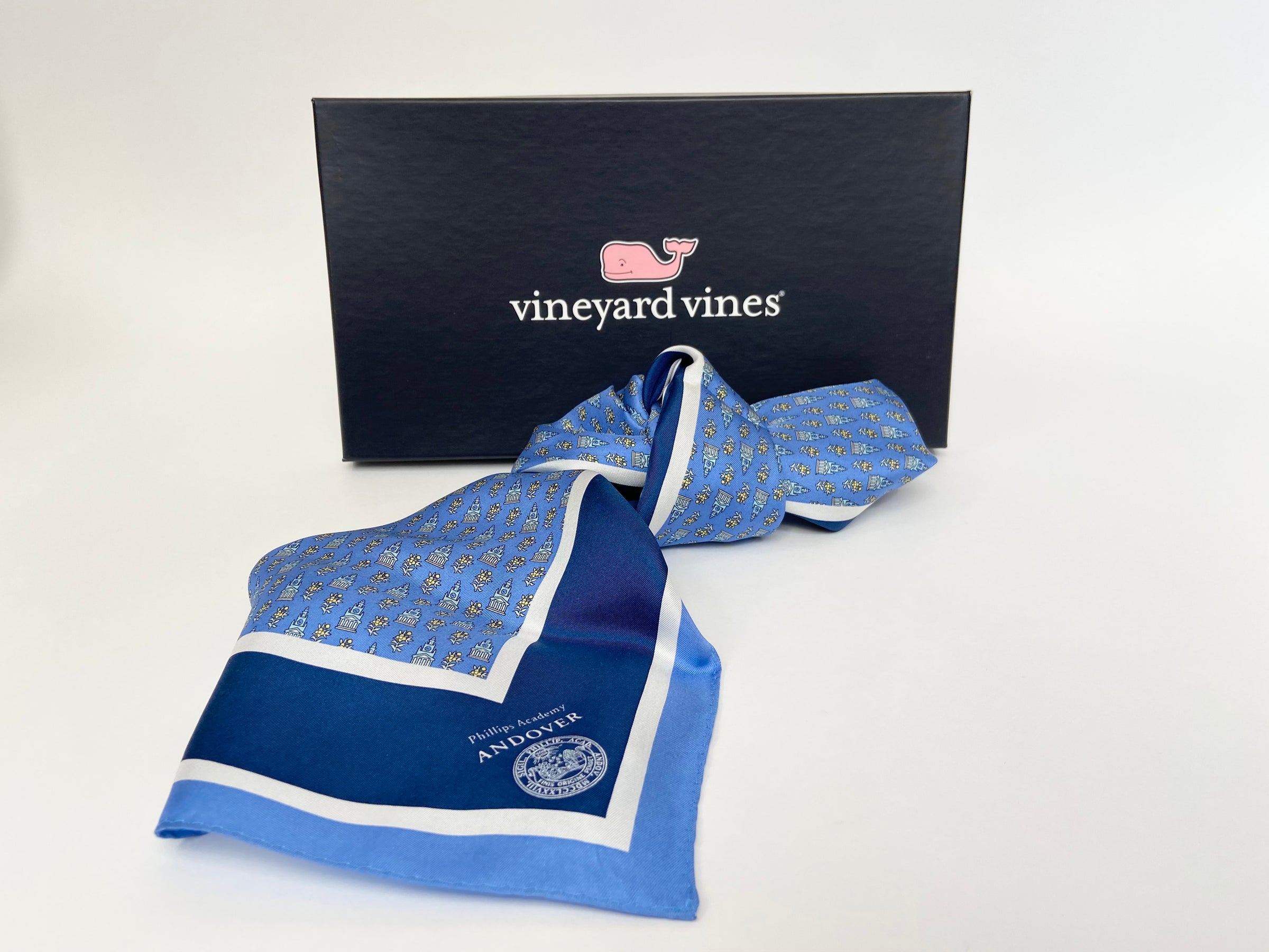 VIVISION SCARF ヴィヴィジョン スカーフ Scarf / Silk - Vineyard Vines Royal | PSPA Campus Closet